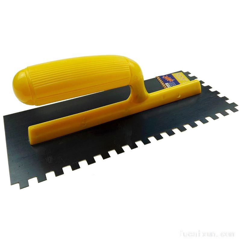 塑料柄发蓝方齿镘刀 抹泥刀 瓦工刀